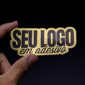 FOLHA ADESIVO VINIL DOURADO Adesivo Vinil Dourado 135gr A4 - 210mm X 297mm 4x0   Impressão Inkjet